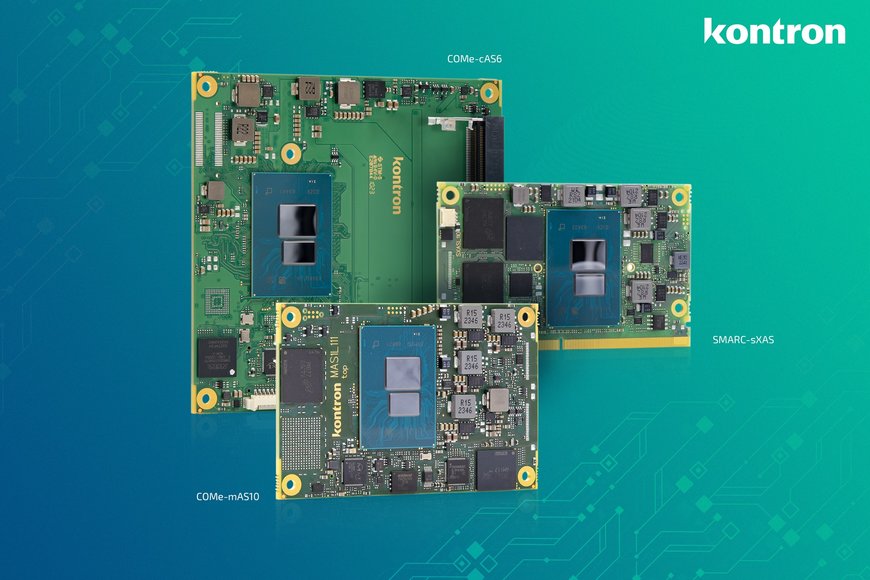 Kontron introduces three product lines based on next-generation Intel Atom processors